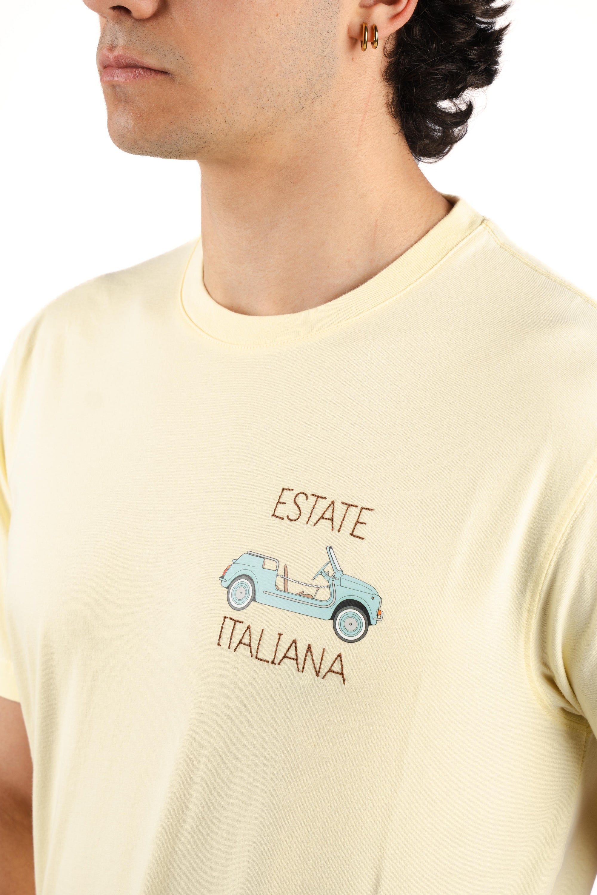 T-shirt Portofino ricamo Estate Italiana POT0001 04513L MC2 SAINT BARTH 