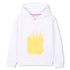 Sweatshirt with flaming logo