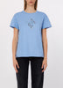 T-shirt con ricamo a jour
