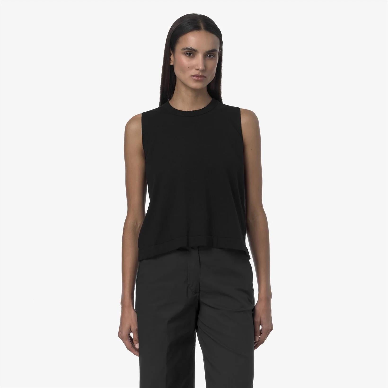 Gilet Geri in maglia donna nero K61276W USY K-WAY 