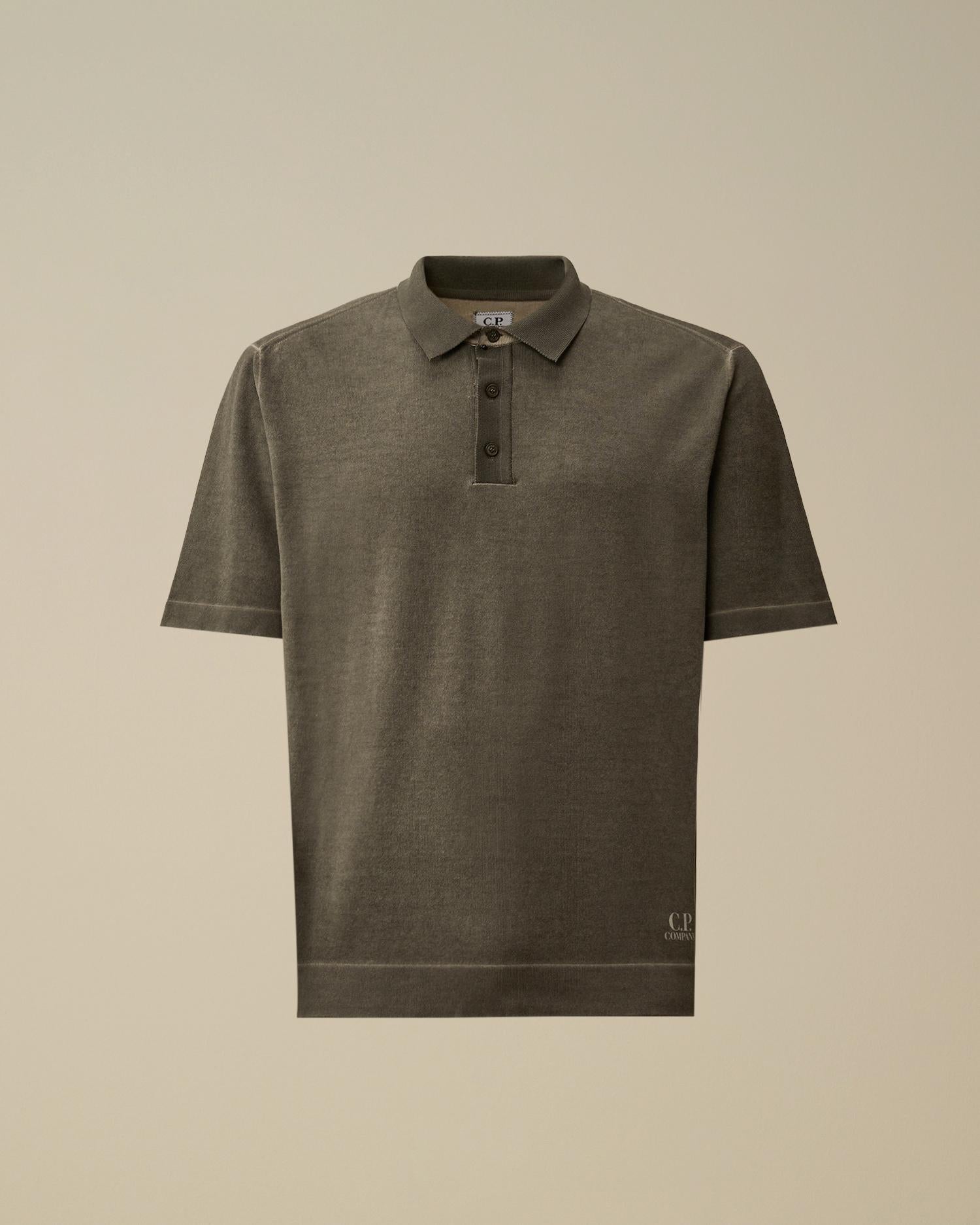 Cotton Crepe Double Dyed Polo 20CMKN204A 921 C.P. COMPANY 
