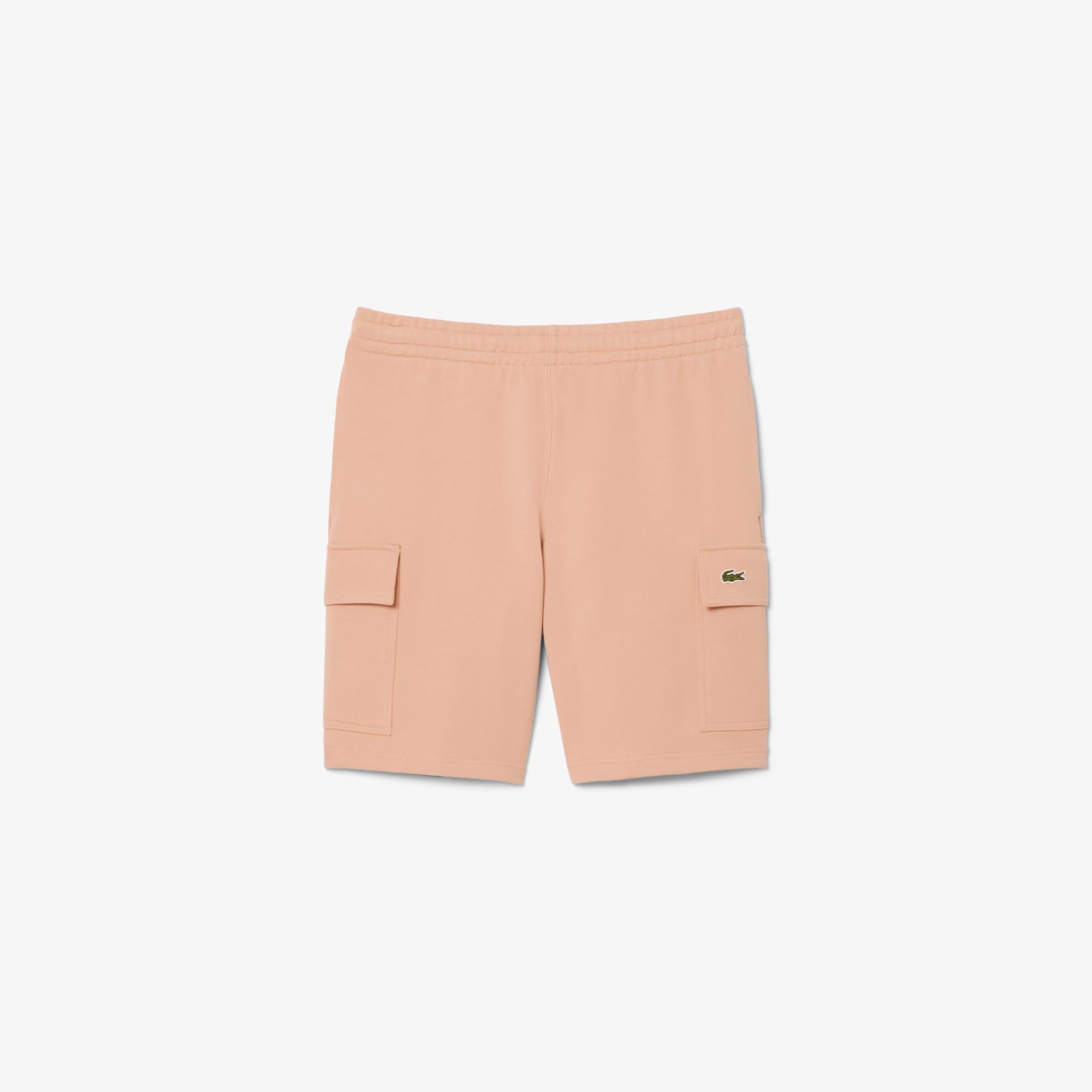 Shorts cargo in cotone felpato GH9743 ZIH LACOSTE 