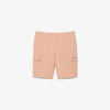 Shorts cargo in cotone felpato