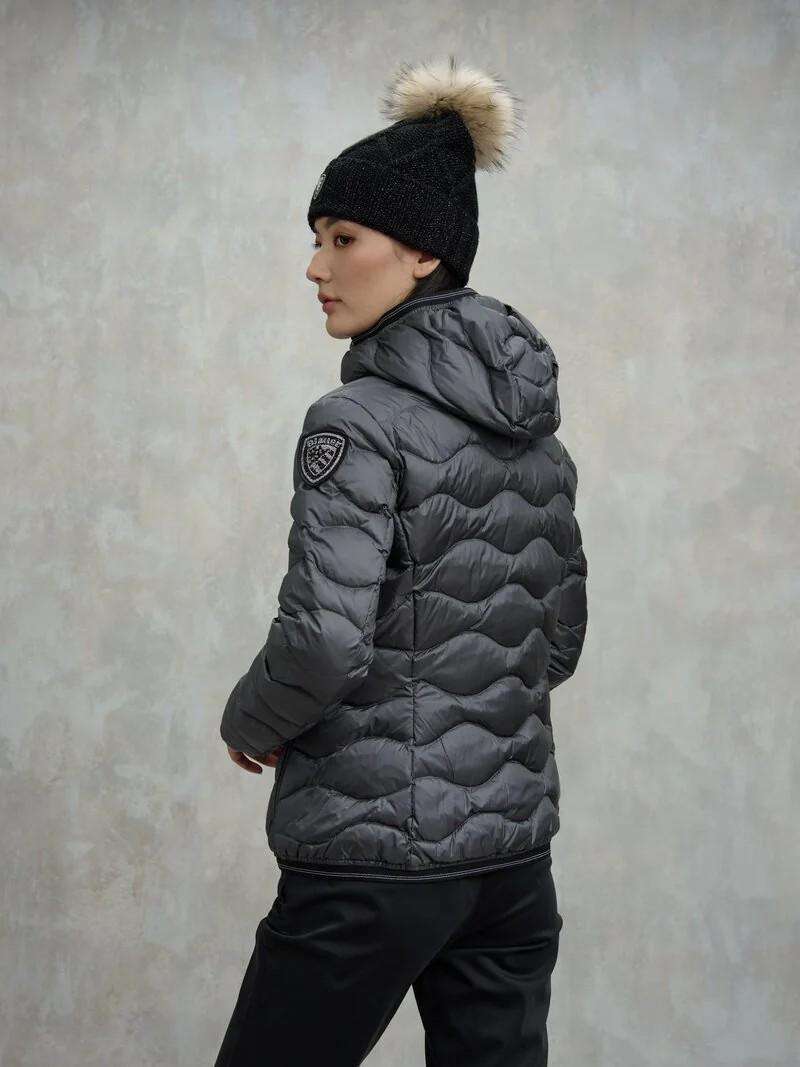 Piumino ad onde camelia 25WBLDC03095 978GG BLAUER 