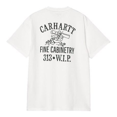 S/S Cabinetry T-Shirt bianca I034779 00AXX CARHARTT WIP 