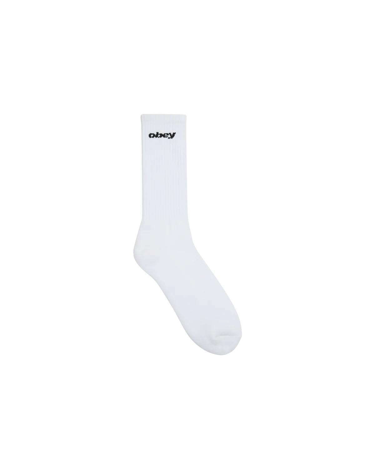 Obey sports logo socks 100260197 WHT OBEY 