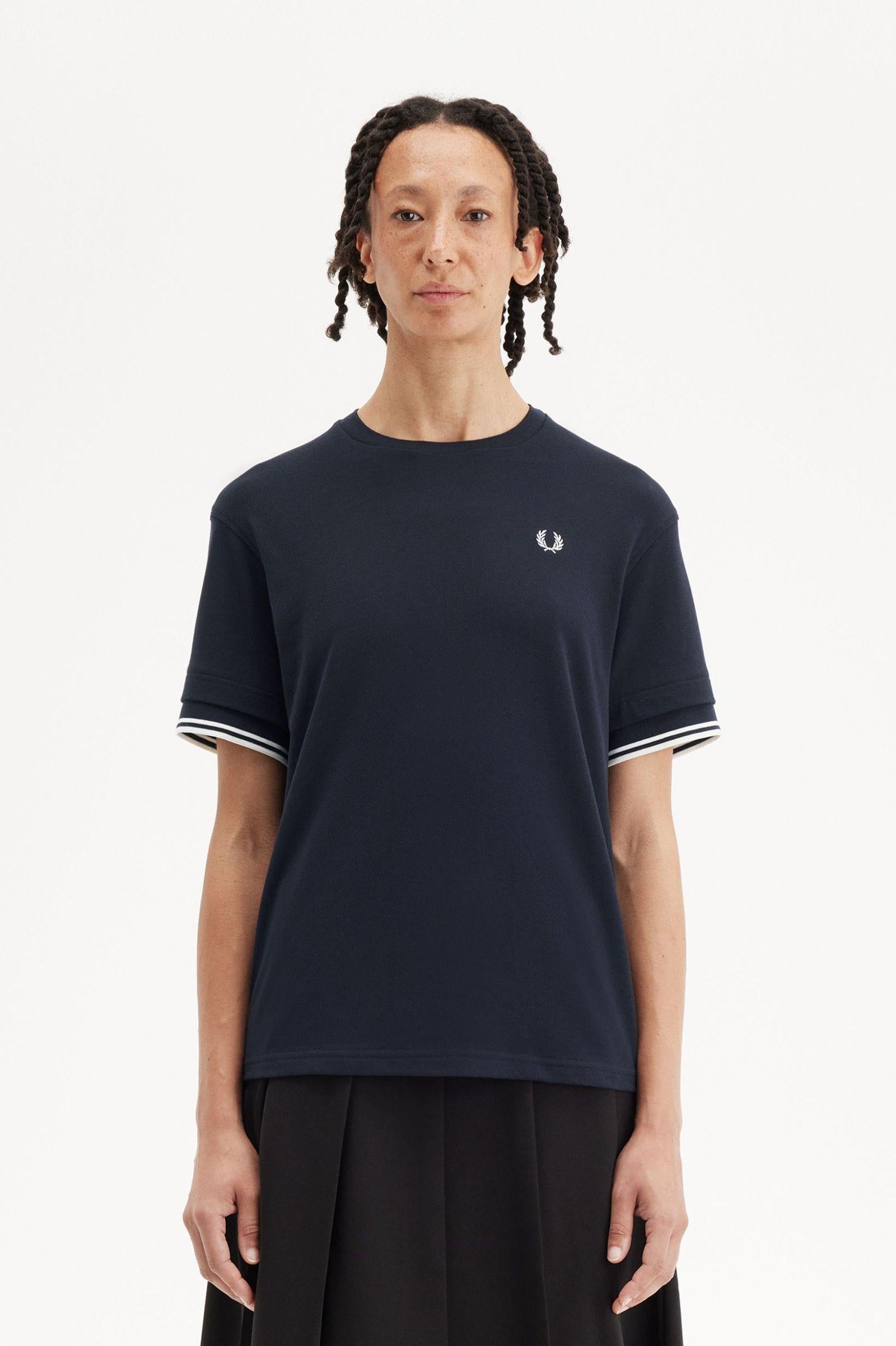 T-shirt in pique' G916753 608 FRED PERRY 