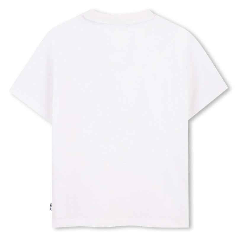 T-shirt con taschino  J52975 10P BOSS 