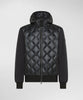 Koons kj bmat geometric quilt bomber jacket