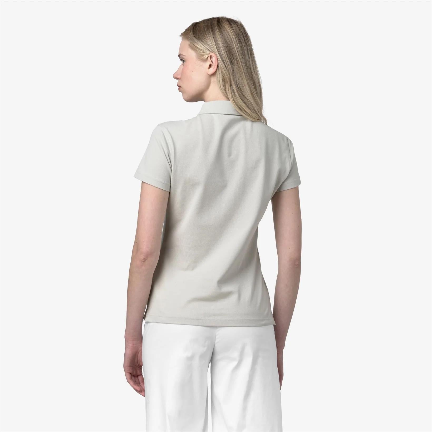 Polo Amedea Pique donna beige K1127GW 634 K-WAY 