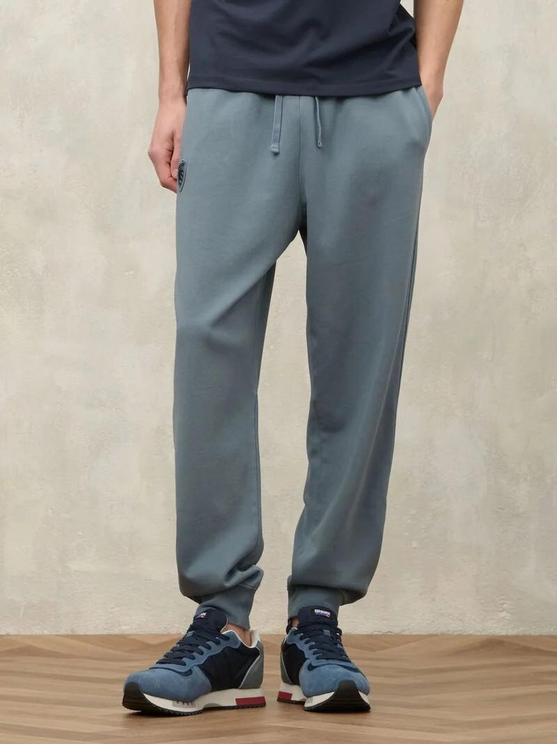 Pantaloni in felpa tinto Norkflok dyed 26SBLUP01133 847 BLAUER 