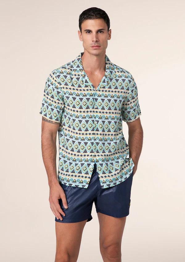 Camicia fantasia M02CA60X 13 F**K 