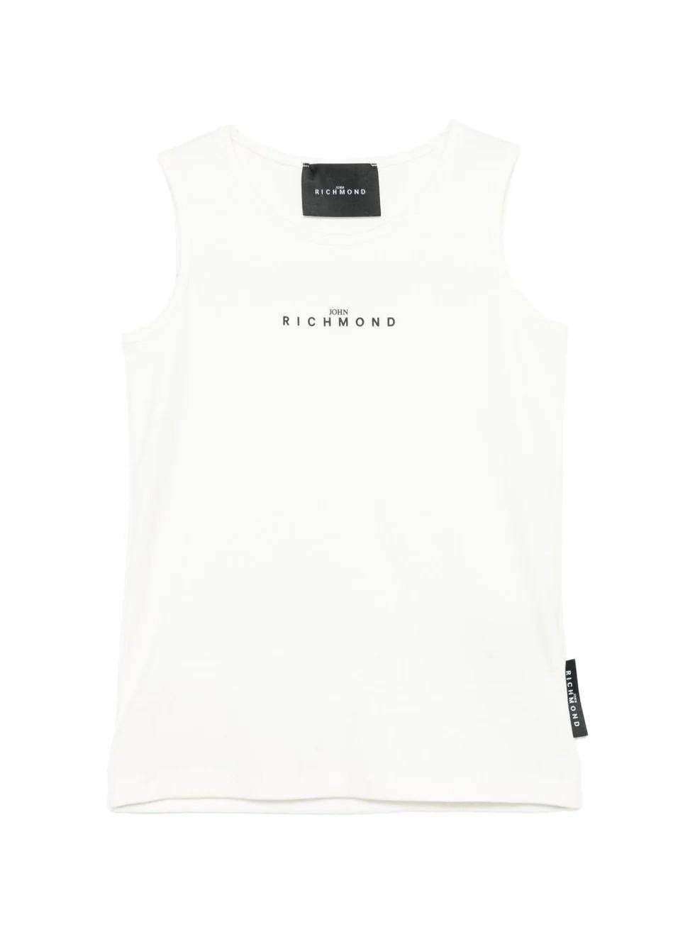 Canotta con dettaglio logo RGP26004CN OFFWHITE RICHMOND 
