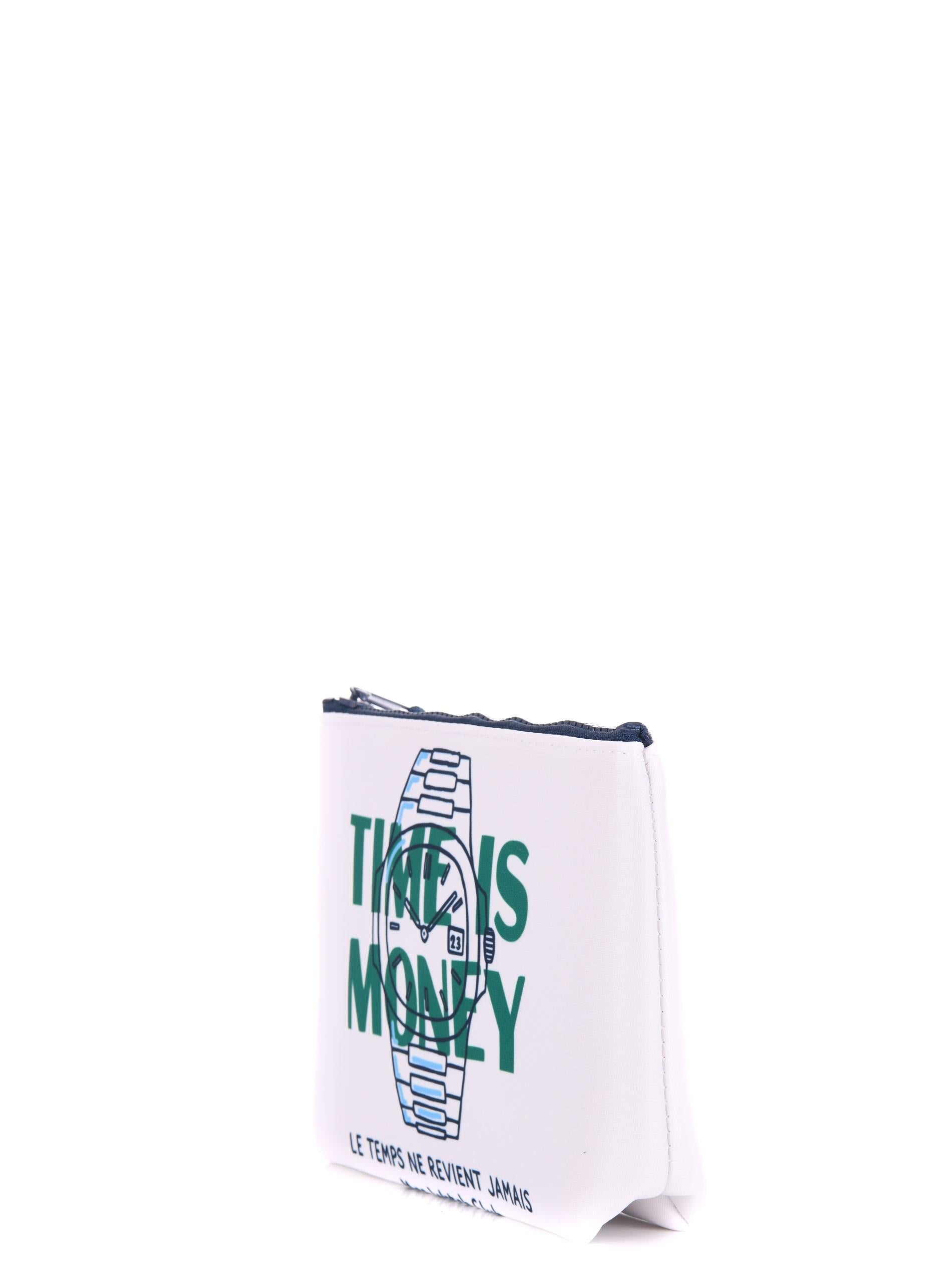 Pochette Aline "Time is money" in neoprene ALIN001 01605L MC2 SAINT BARTH 