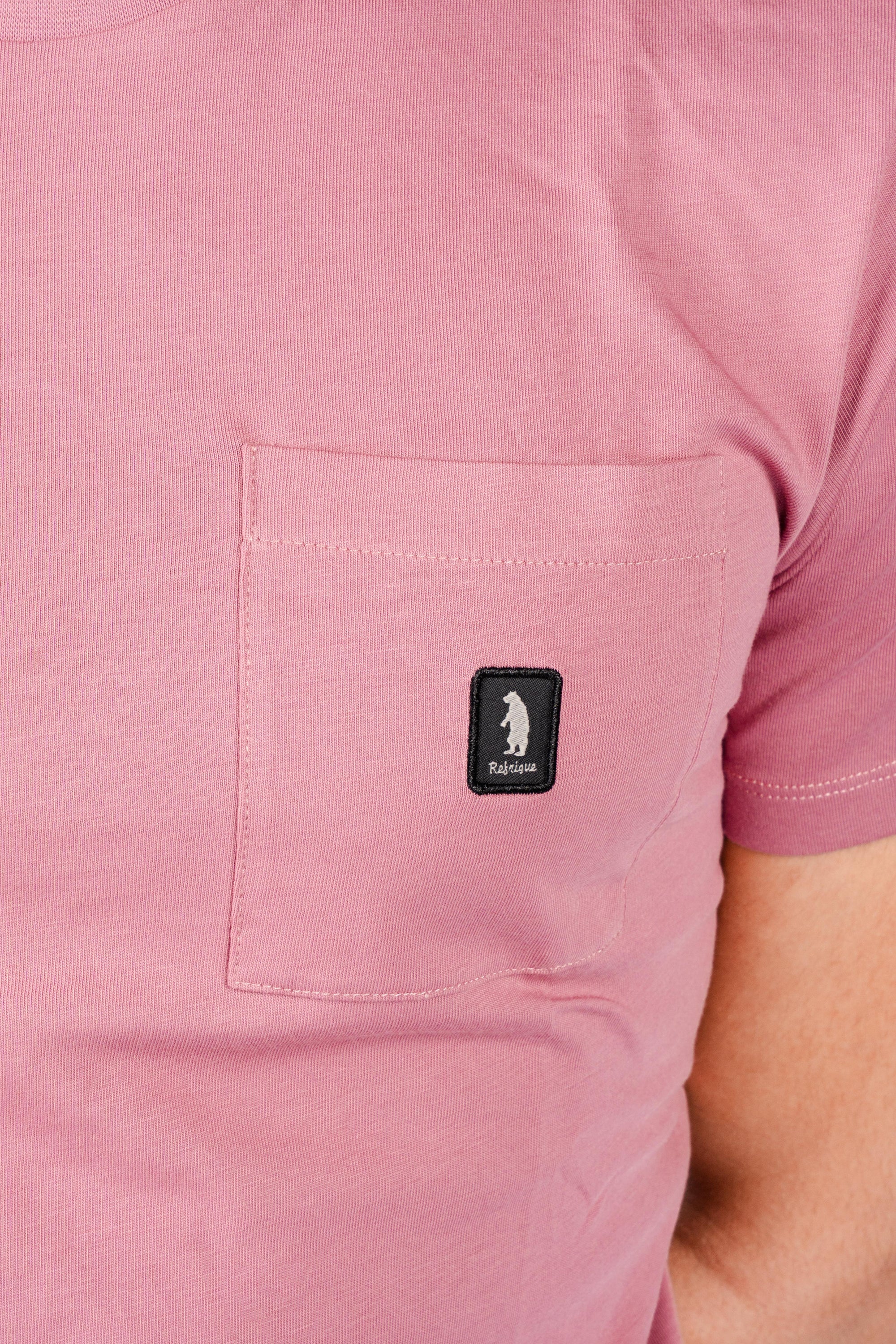 T-shirt icon pocket R4528M261 ORCHID REFRIGUE 