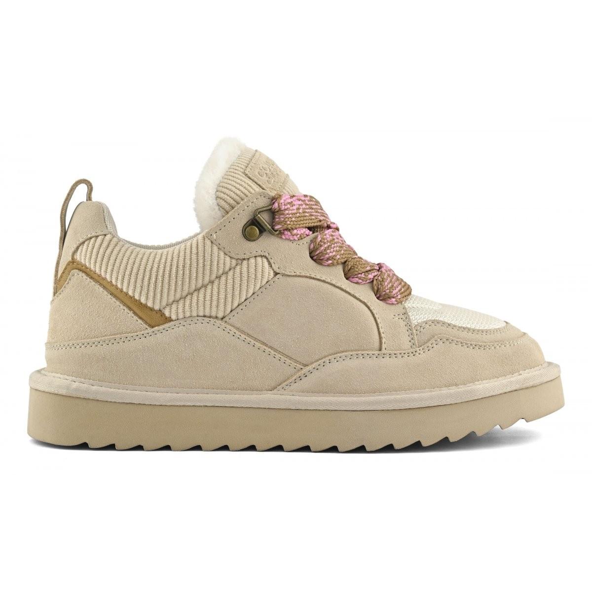 Sneaker in pelle scamosciata con lacci maxi HCYW261 OAT COLORS OF CALIFORNIA 