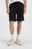 Bermuda regular fit in terry di cotone con targhetta con logo