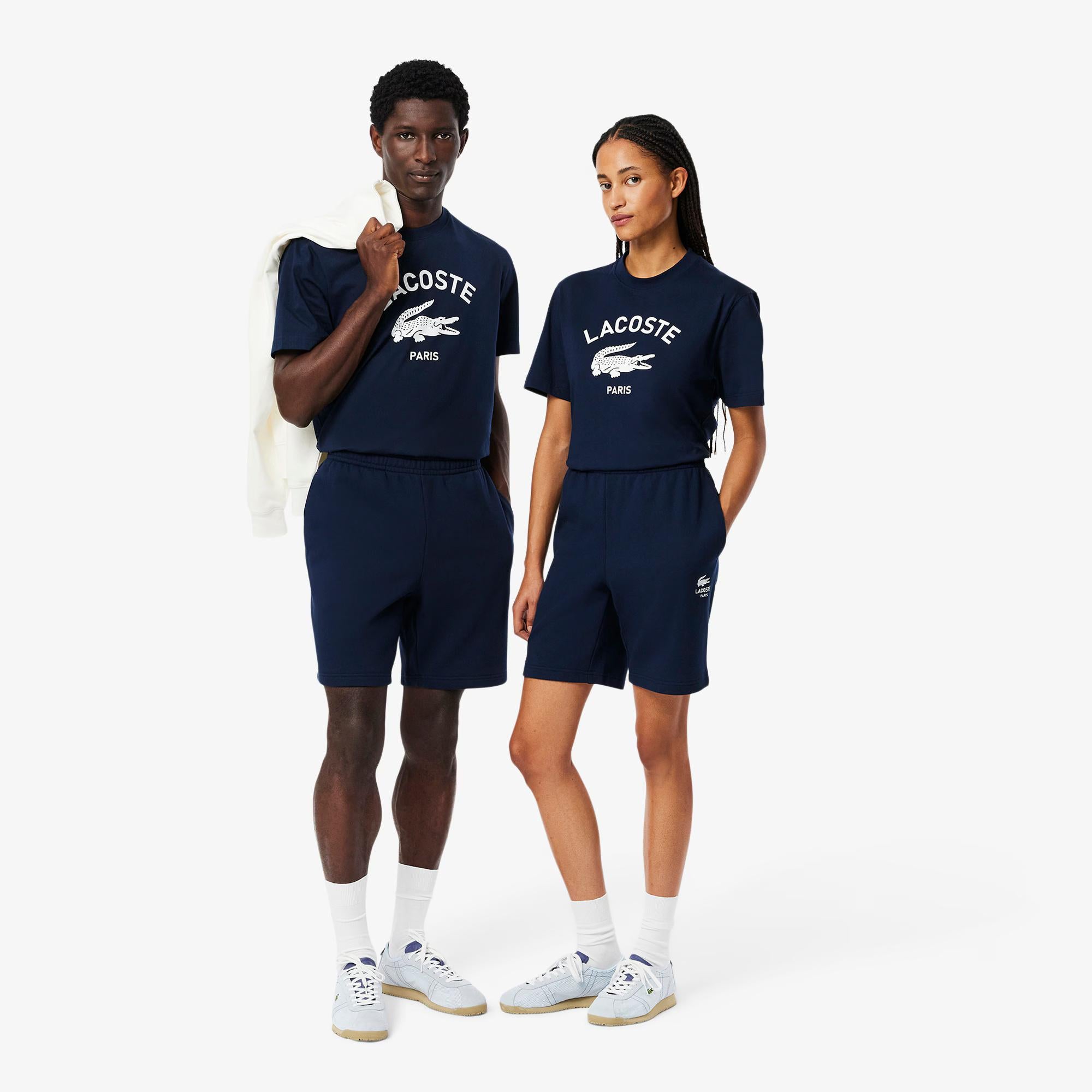 Shorts in cotone felpato GH0990 166 LACOSTE 