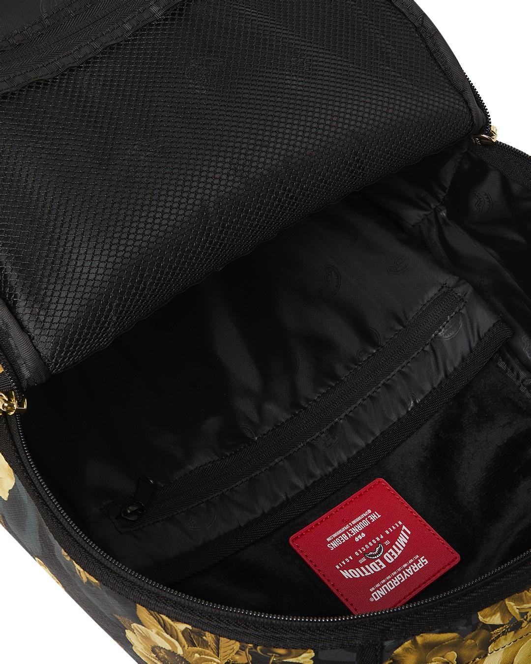 Gold floral remix dlxsv backpack 910B8683 NSZ SPRAYGROUND 
