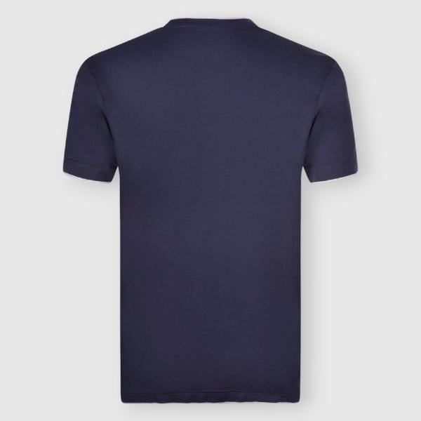 T-shirt con profili a contrasto 60123/73710 590 GRAN SASSO 