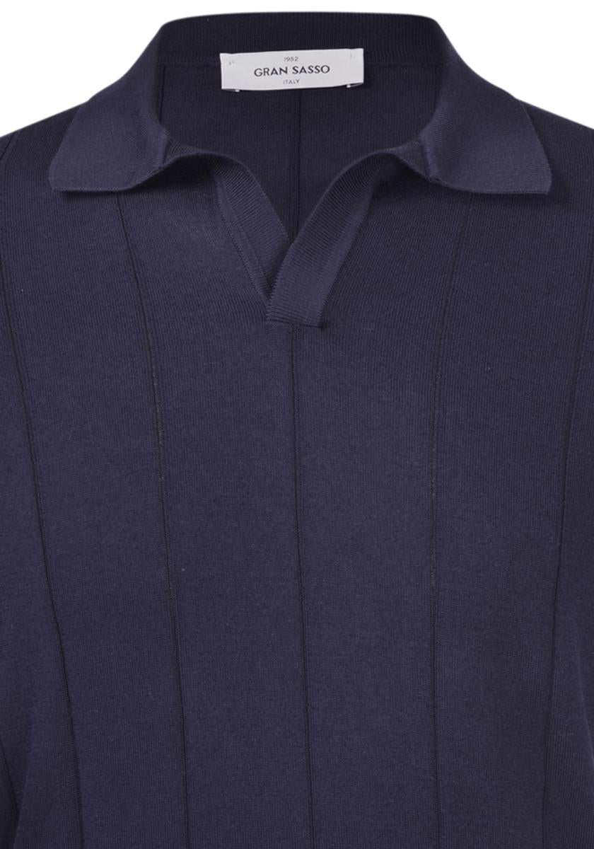 Polo skipper a coste navy 57191/20660 598 GRAN SASSO 