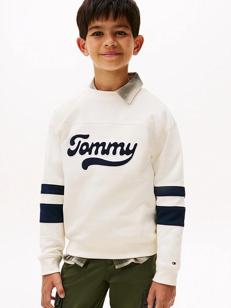 Felpa stile college color block con logo KB0KB09985T YA8 TOMMY HILFIGER 