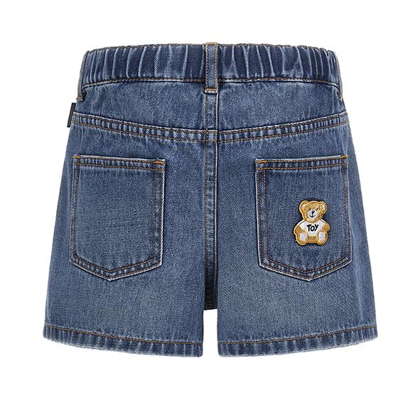 Pantaloncini di jeans Teddy Bear HDQ01OL0E35 40278 MOSCHINO KID 
