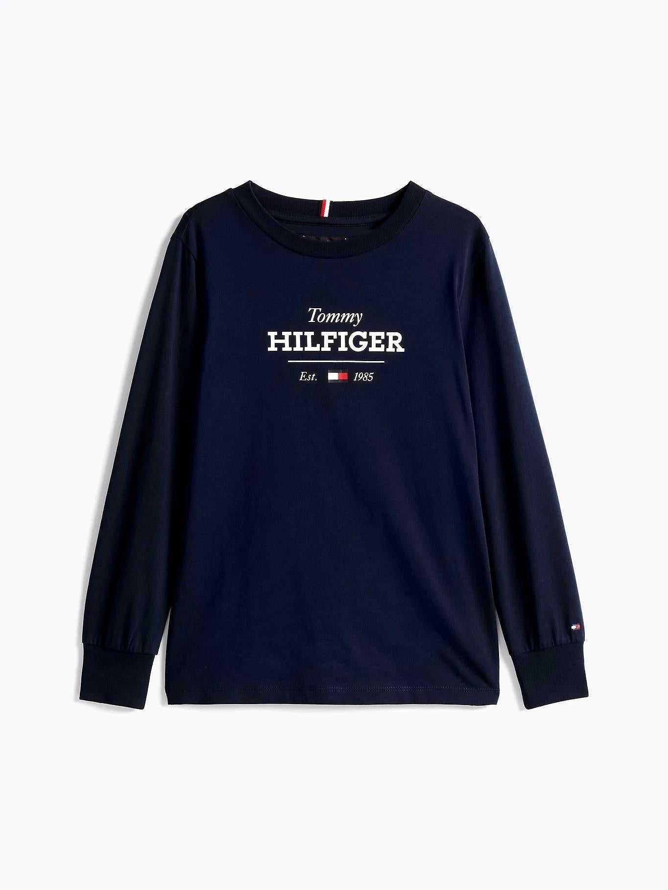 Longsleeve con logo KB0KB09633J C1G TOMMY HILFIGER 