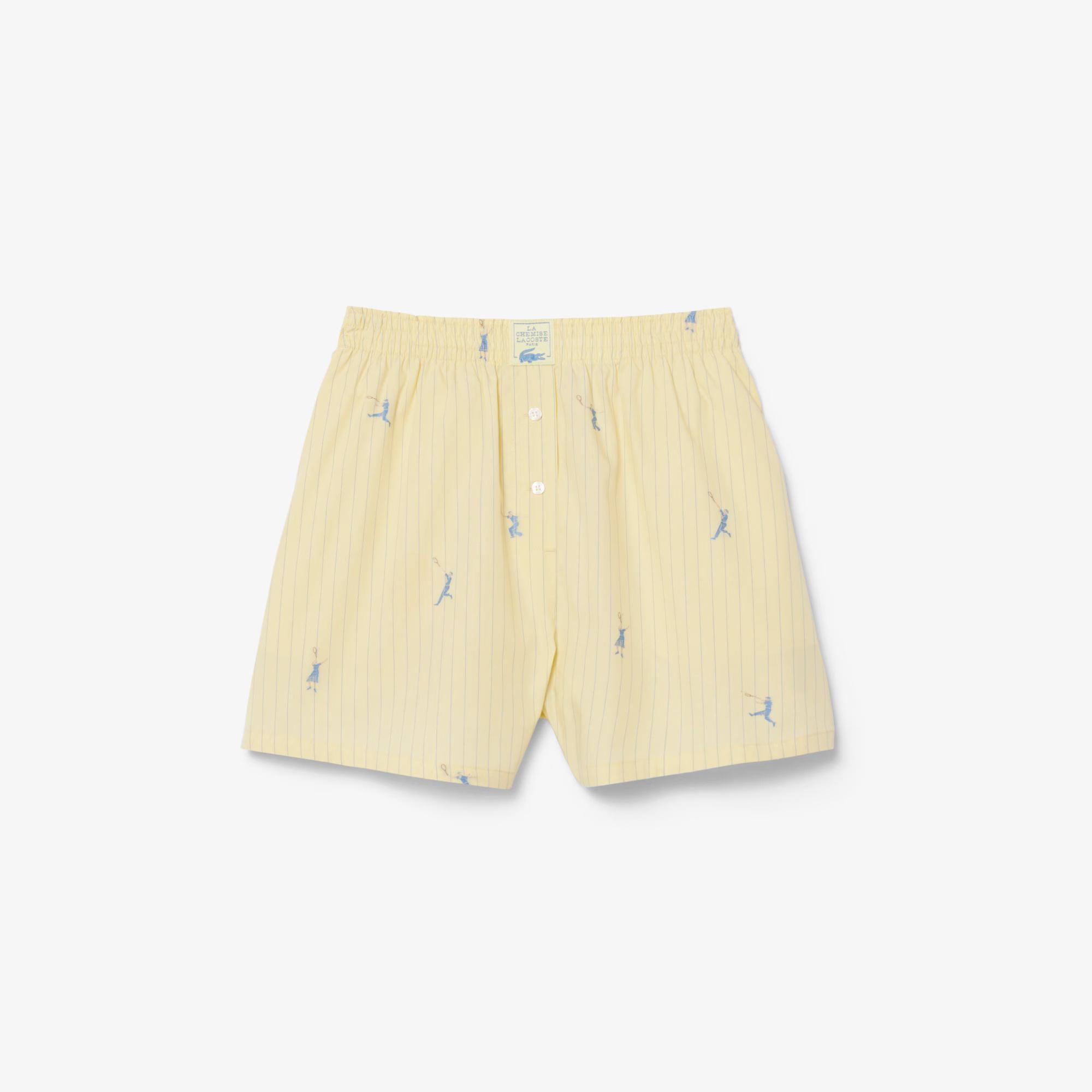 Boxer in popeline di cotone jacquard FF1034 2IA LACOSTE 