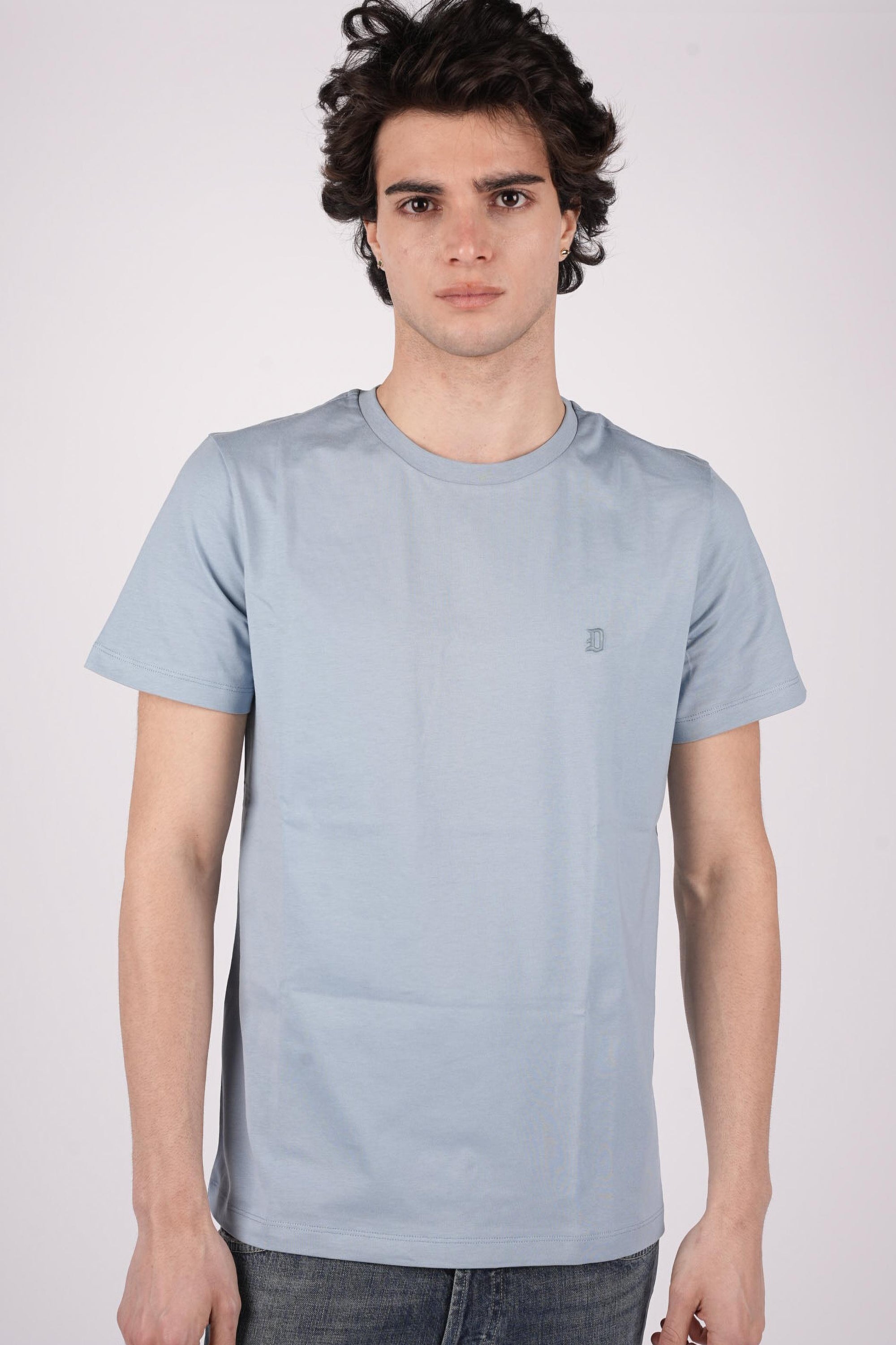 T-shirt girocollo regular in jersey US198JF0309UML5 858 DONDUP 