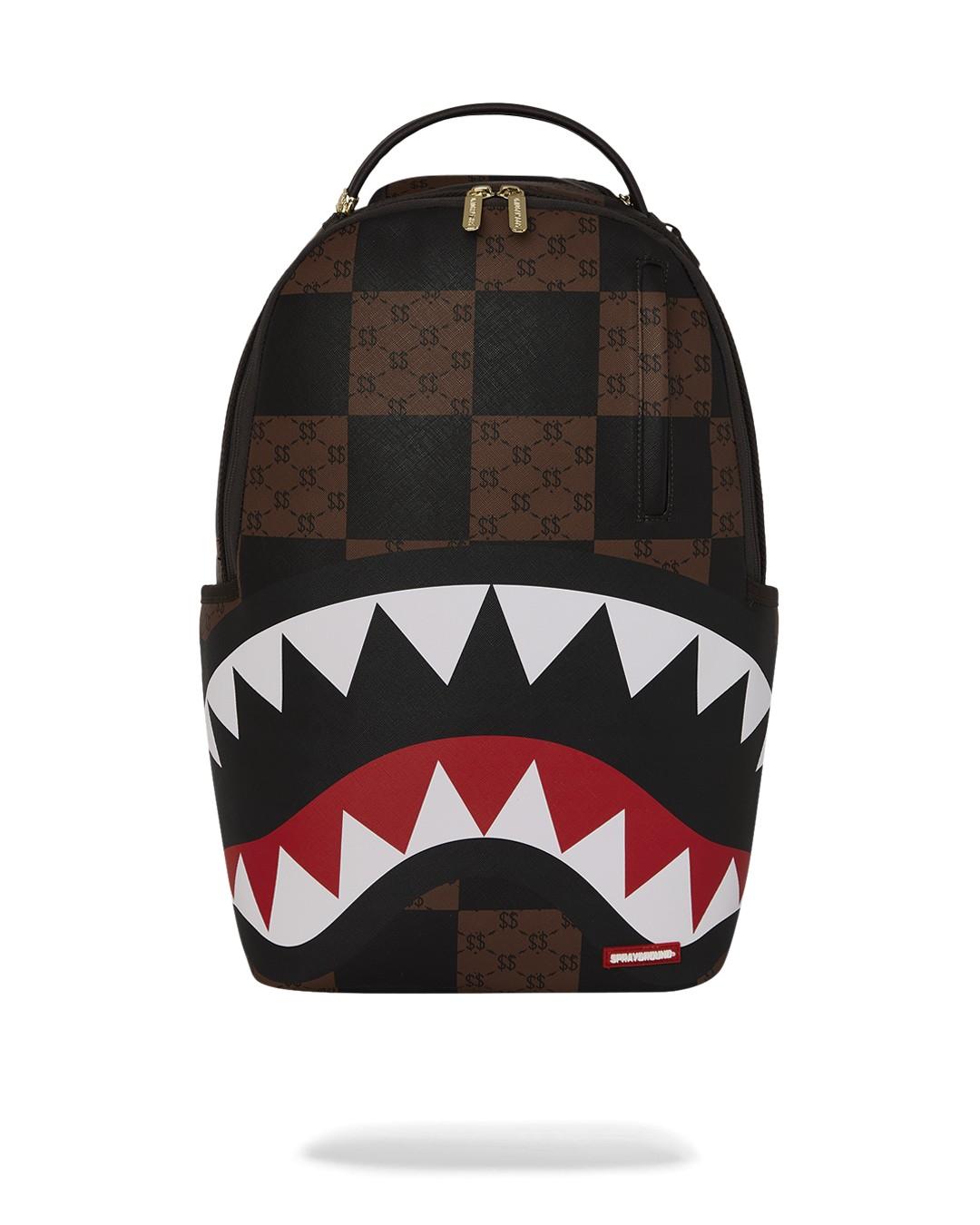 Enlarged check Paris dlxsv backpack 910B6263 NSZ SPRAYGROUND 