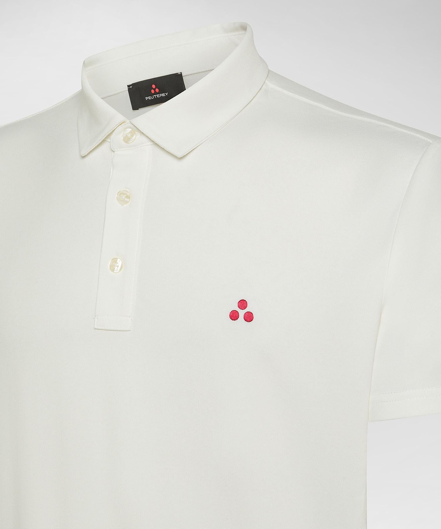 Mezzola 02 Polo in Piqué di cotone stretch papiro PEU5471 730 PEUTEREY 