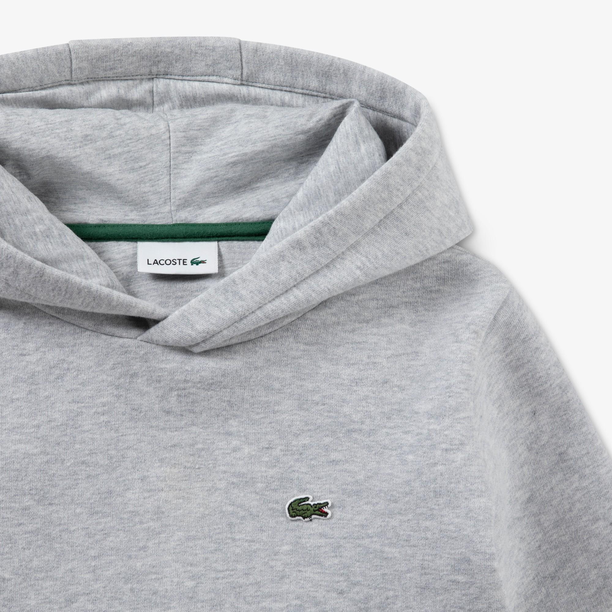 Felpa con cappuccio e tasca a marsupio 947028 GH0 LACOSTE 