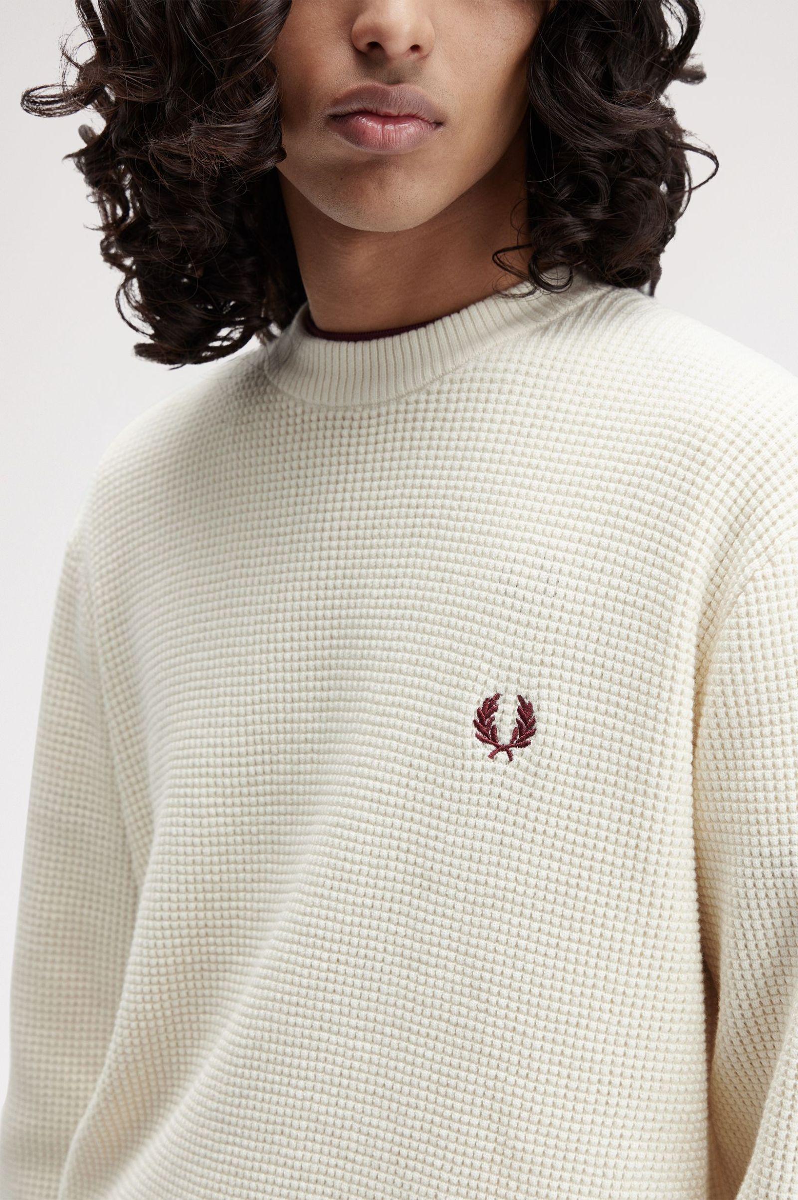 Maglione Con Lavorazione Goffrata K650755 560 FRED PERRY 