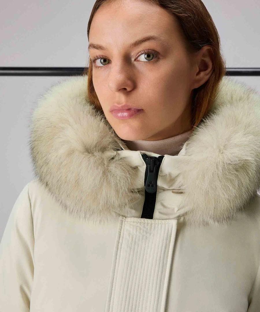 Giacca slim con pelliccia donnet kl fur PED4445 983 PEUTEREY 