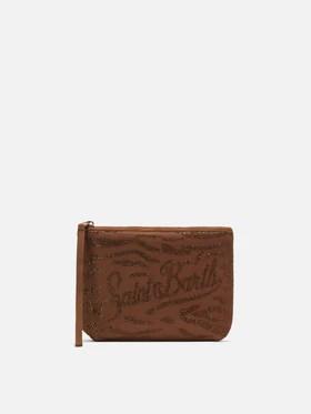 Pochette Aline in scuba con strass ALI0032 009241L MC2 SAINT BARTH 