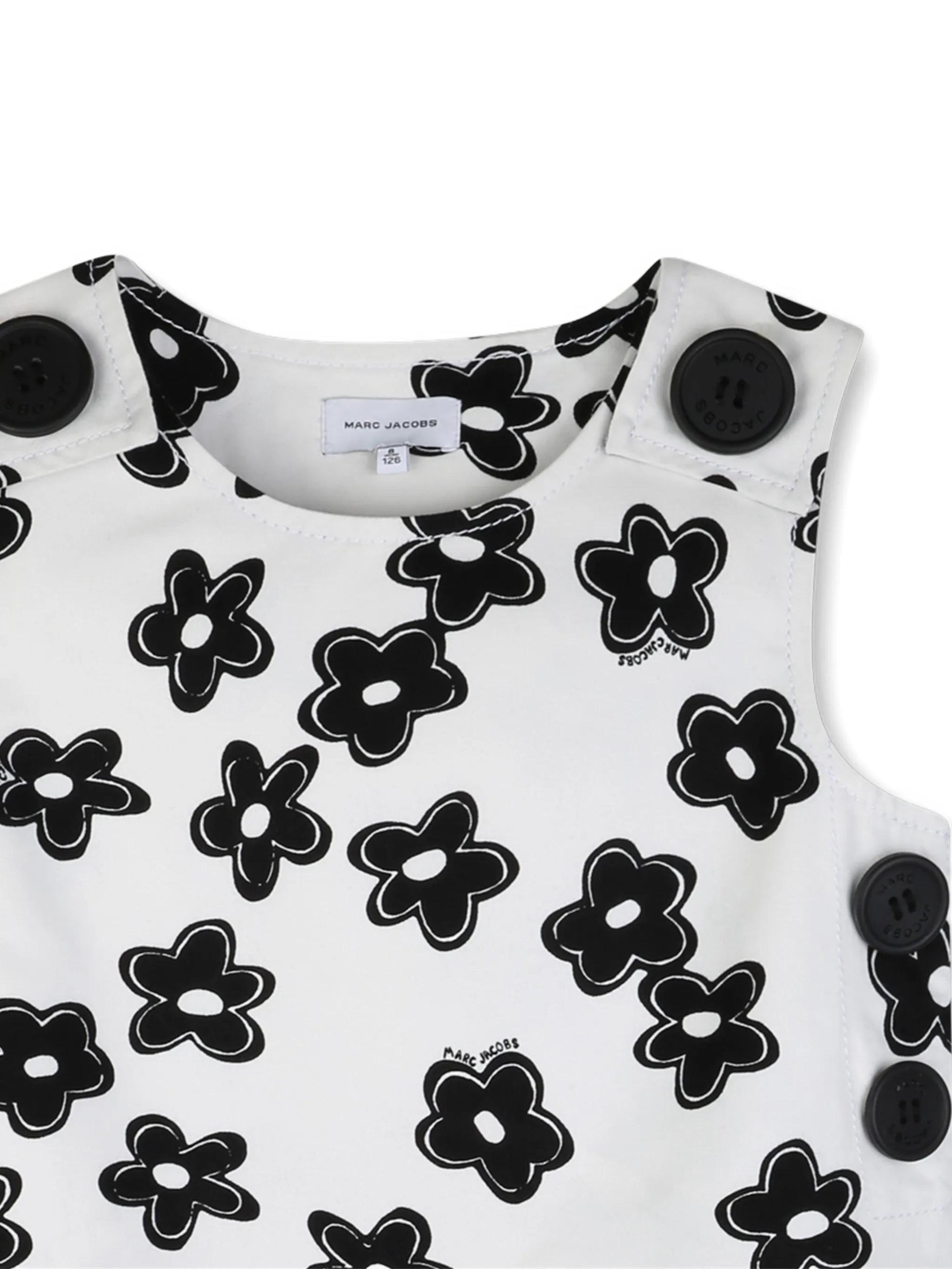 Abito con stampa floreale e dettagli con bottoni W60721 126 MARC JACOBS 