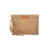 Mini pochette in rafia