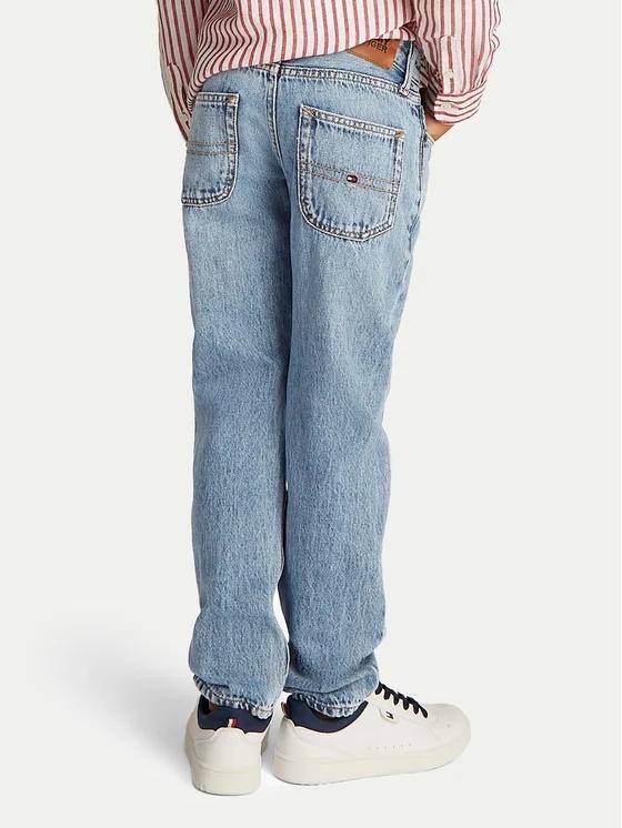 Jeans dritti scoloriti KB0KB09824T 1AP TOMMY HILFIGER 