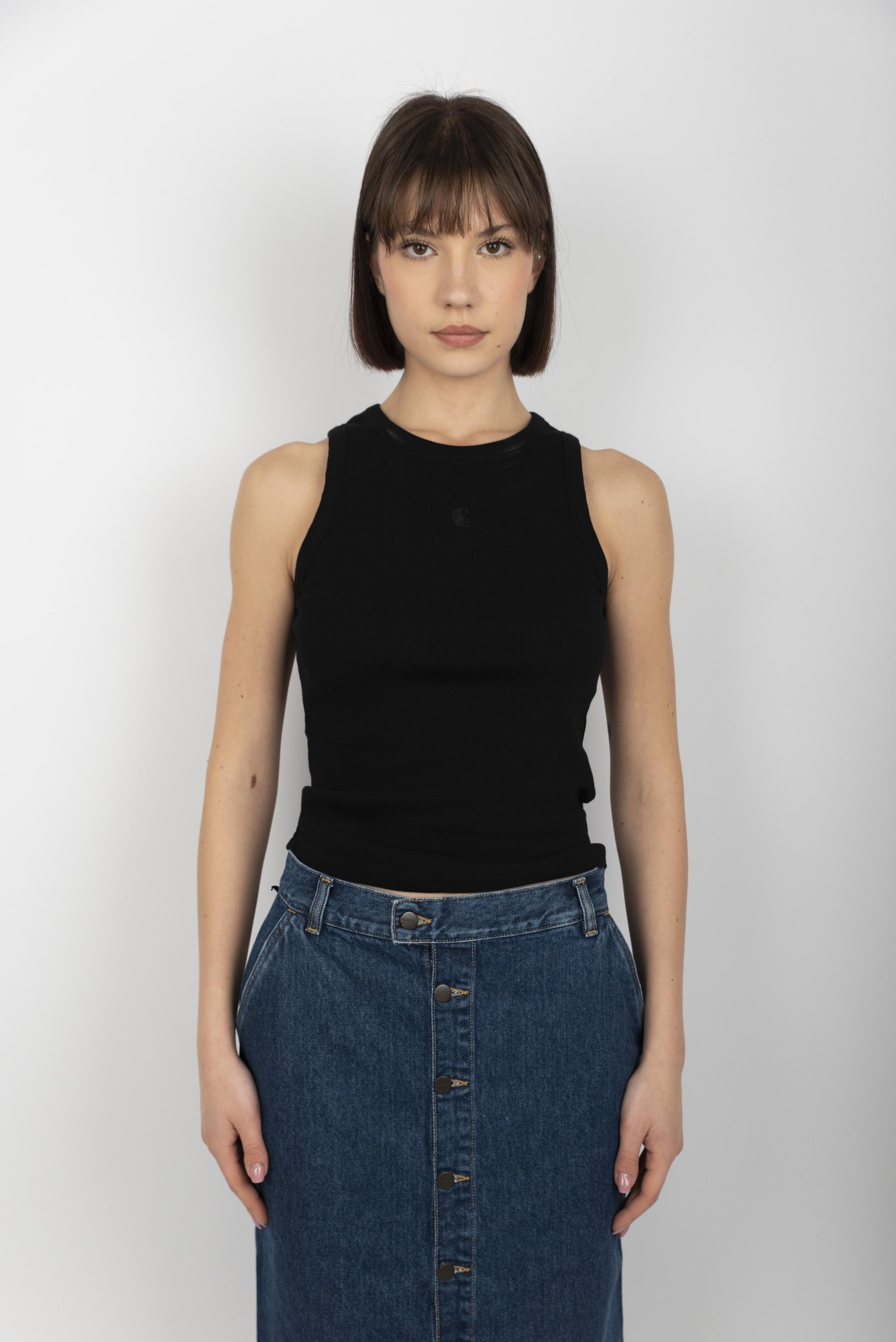 Maglia Women's Philips A-Shirt black  I034624 89XX CARHARTT WIP 