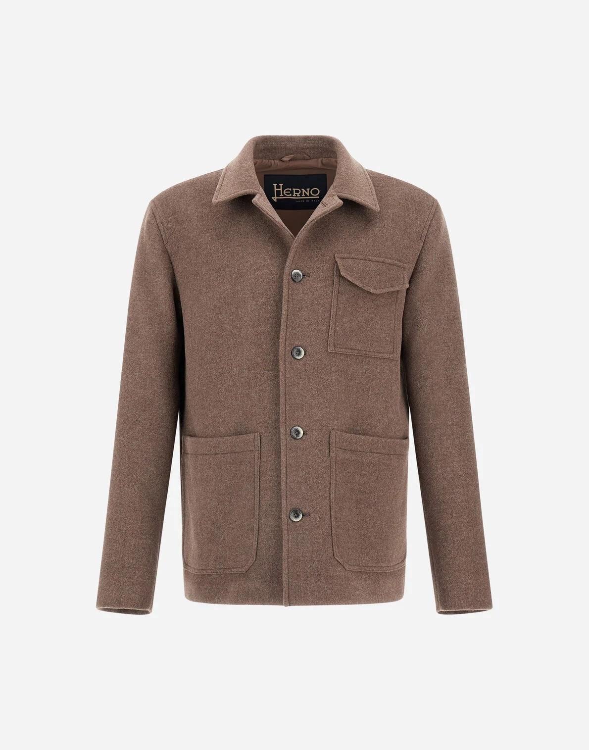 Field jacket in soft recycled wool FI000138U33475R 2700 HERNO 