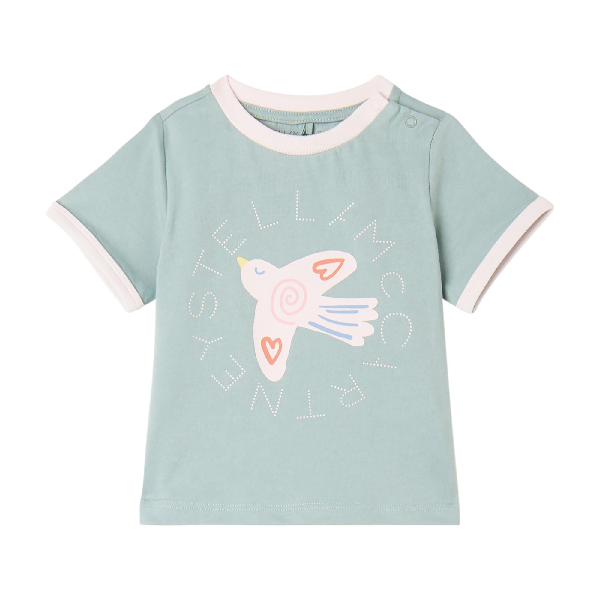 Maglietta con Grafica Colomba TX8091Z0434 923 STELLA MCCARTNEY 