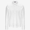 Camicia classica da uomo bianco