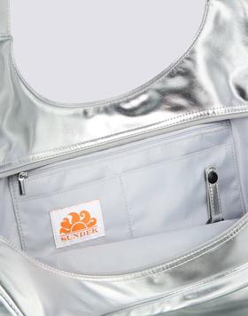Borsa shopper laminata con logo AW417ABPU7LA 186LA SUNDEK 