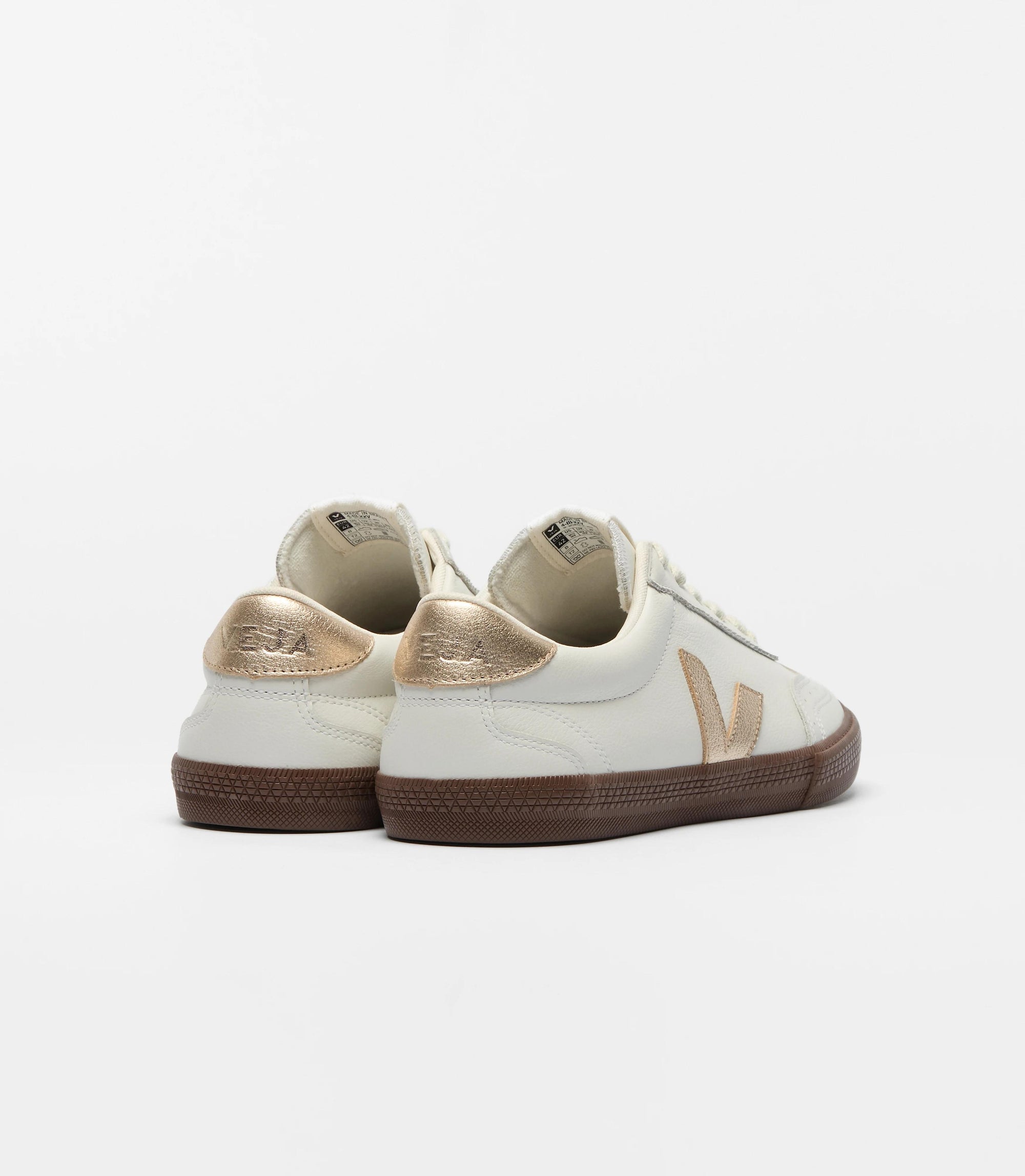 Volley Leather White Platine Bark VO20214 13 VEJA 