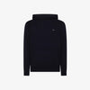 Cashmere blend sweater with hood