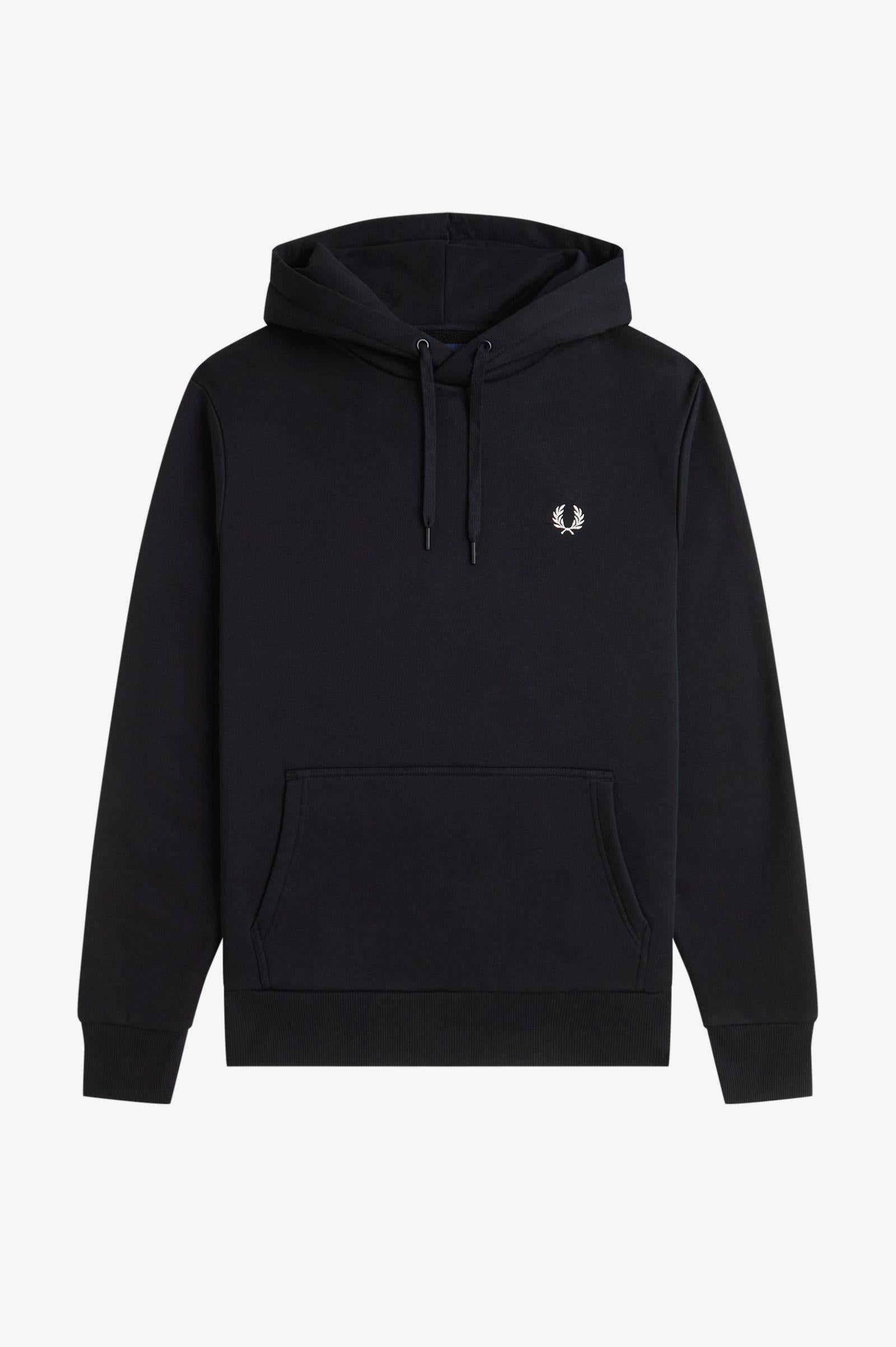 Felpa con cappuccio e logo in evidenza M137155 102 FRED PERRY 