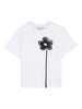 T-shirt con stampa floreale