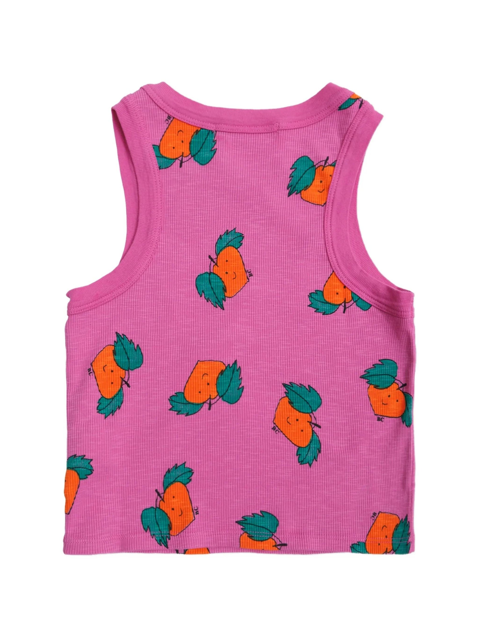 Top tangerine con stampa B126AC028 511 BOBO CHOSES 