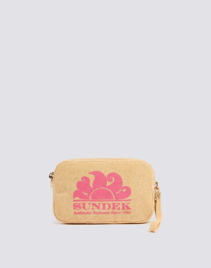 Pochette effetto stone washed rosa AW910ABCA600 A7201 SUNDEK 